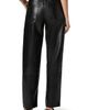 PAIGE PAIGE Emilie Faux Leather High Waist Tapered Jeans - 2