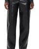 PAIGE PAIGE Emilie Leather Blend Pants 31 Black - 1
