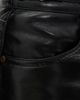 PAIGE PAIGE Emilie Leather Blend Pants 31 Black - 6
