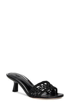 PAIGE PAIGE Fallyn Woven Kitten Heel Slide Sandal