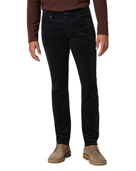 Paige Paige Federal Slim Straight Fit Corduroy 32 Pants in Deep Anchor Cord