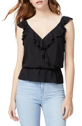 PAIGE PAIGE Fenna Ruffle V-Neck Top