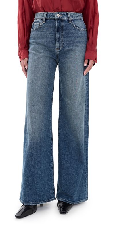 PAIGE PAIGE Frances Wide Leg Jeans 32 Serata
