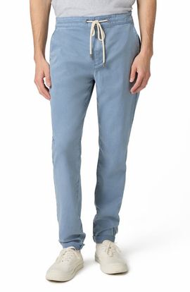 PAIGE PAIGE Fraser Drawstring Tapered Brushed Twill Pants