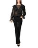 Paige Paige High Rise Laurel Canyon Jeans in Black Shadow - 2