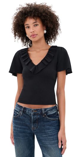 PAIGE PAIGE Inaya Top Black
