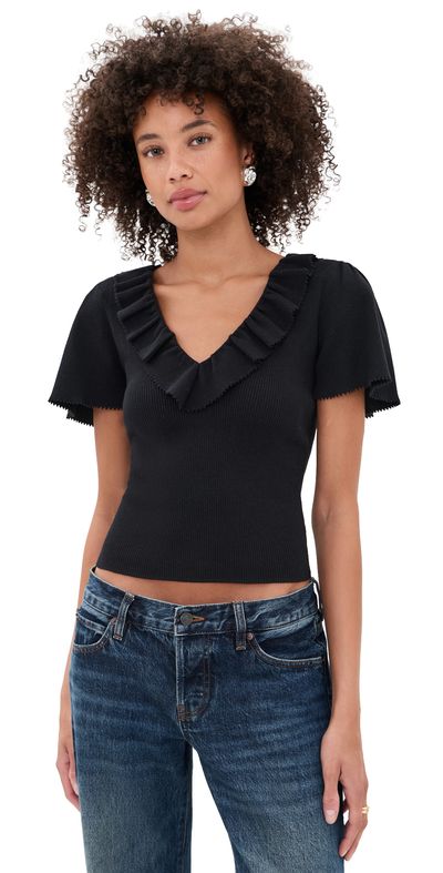 PAIGE PAIGE Inaya Top Black