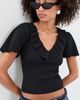 PAIGE PAIGE Inaya Top Black - 2