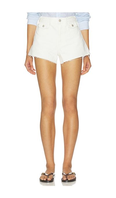 PAIGE PAIGE Isa Mini Patch Pockets Short