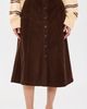 PAIGE PAIGE Jahn Corduroy Skirt Hickory - 2