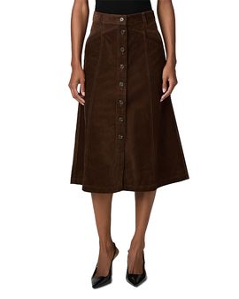 Paige Paige Jahn Cotton Corduroy Skirt