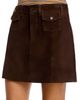 Paige Paige Janelle Suede Mini Skirt - 5