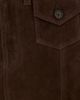 PAIGE PAIGE Janelle Suede Skirt Chocolate Brown - 6