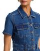 Paige Paige Jenny Denim Button Front Mini Dress in Delancey - 3