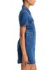 Paige Paige Jenny Denim Button Front Mini Dress in Delancey - 5