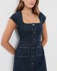 PAIGE PAIGE Joanna Denim Mini Dress Glassell - 2