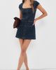 PAIGE PAIGE Joanna Denim Mini Dress Glassell - 5