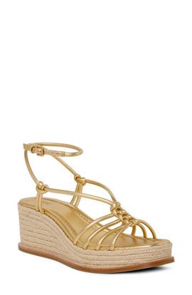 PAIGE PAIGE Julian Espadrille Ankle Strap Platform Wedge Sandal