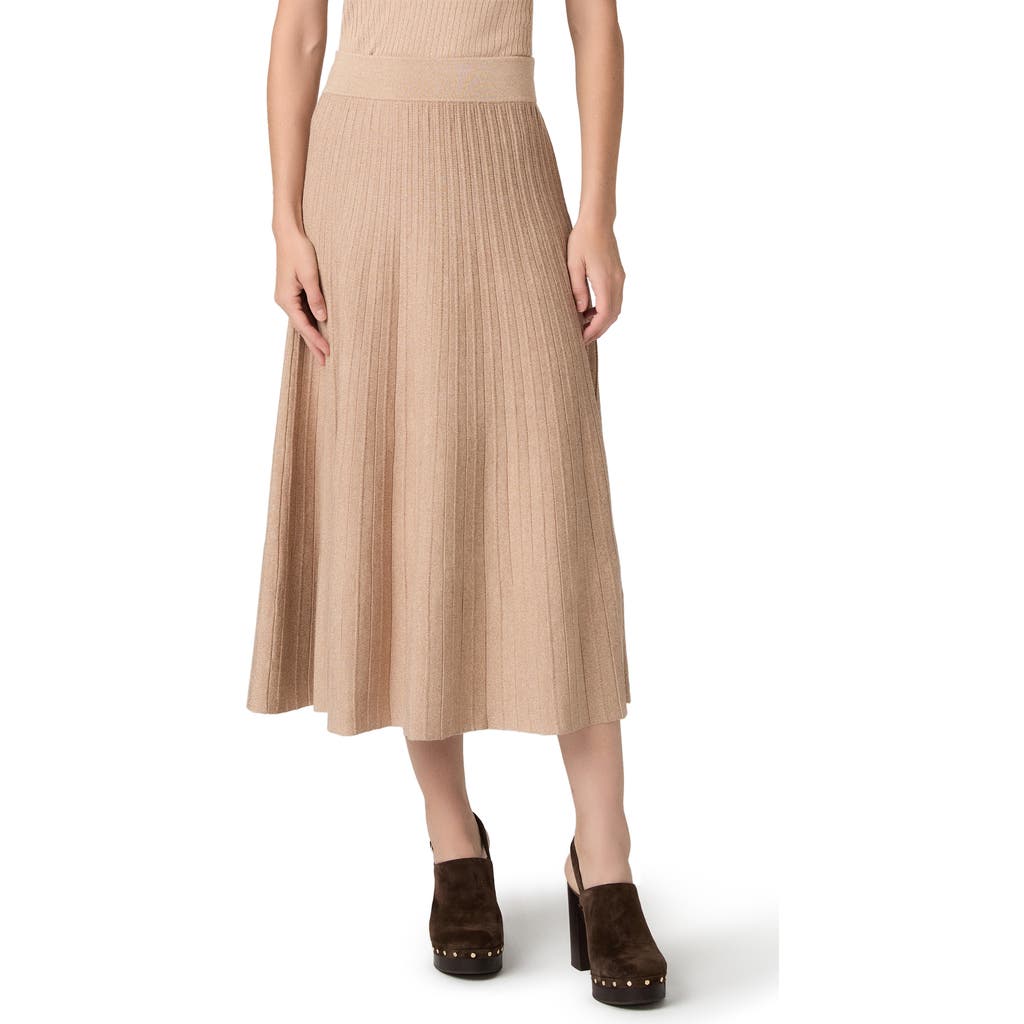 PAIGE PAIGE Kimiko Rib Midi Skirt