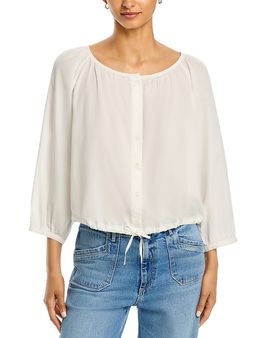 Paige Paige Kinzie Tie Hem Blouse