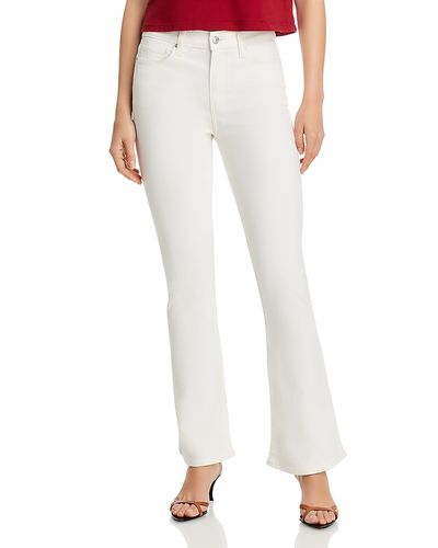 Paige Paige Laurel Canyon High Rise Petite Boot Jeans in Tonal Ecru