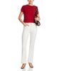 Paige Paige Laurel Canyon High Rise Petite Boot Jeans in Tonal Ecru - 2