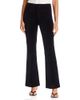 Paige Paige Laurel Canyon Velvet High Rise Bootcut Jeans in Black Overdye - 1