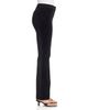 Paige Paige Laurel Canyon Velvet High Rise Bootcut Jeans in Black Overdye - 4