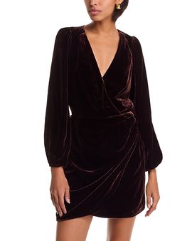 Paige Paige Lawry Faux Wrap Mini Dress