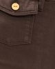 PAIGE PAIGE Leenah Mini Patch Pockets Jeans Rich Chocolate - 6