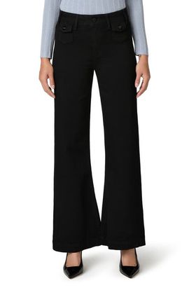PAIGE PAIGE Leenah Patch Pocket High Waist Wide Leg Jeans