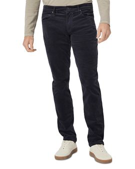 Paige Paige Lennox Slim Fit Stretch 32 Jeans in Deep Anchor Cord