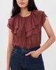 PAIGE PAIGE Lucia Blouse Garnet - 2