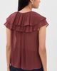 PAIGE PAIGE Lucia Blouse Garnet - 3