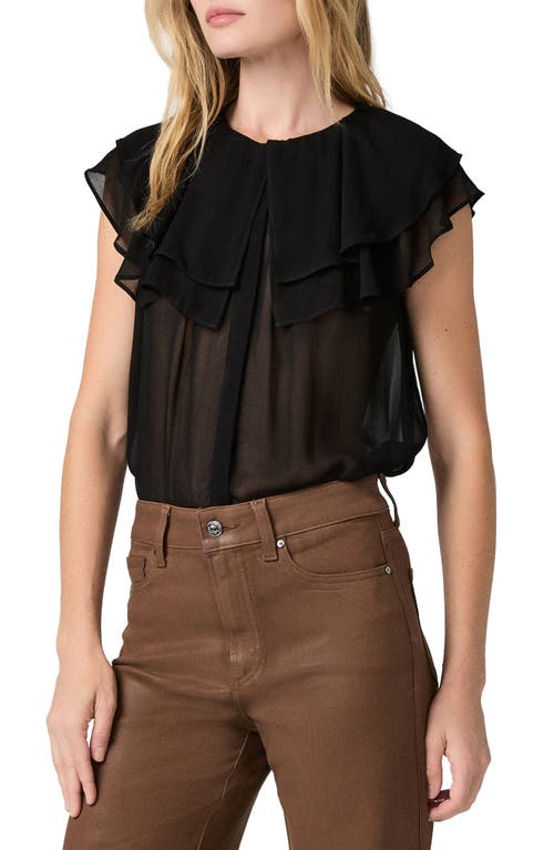 PAIGE PAIGE Lucia Double Ruffle Collar Top