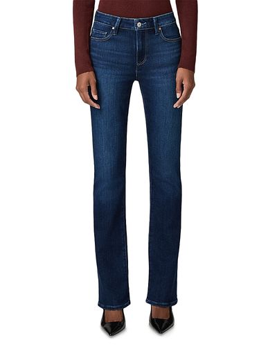 Paige Paige Manhattan High Rise Bootcut Jeans in Straight A