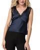 Paige Paige Marin Lace Trim Satin Top - 1