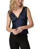Paige Paige Marin Lace Trim Satin Top - 4