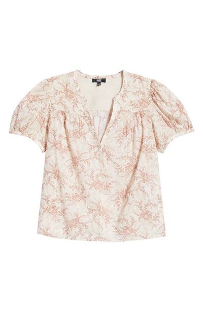 PAIGE PAIGE Marlena Floral Cotton Top