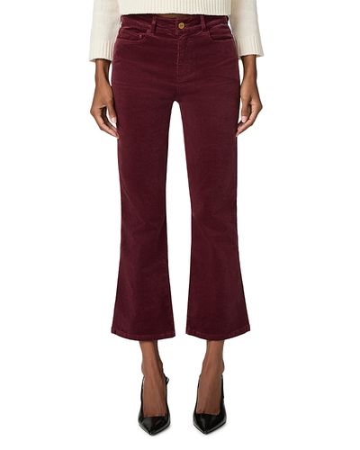 Paige Paige Mason High Rise Ankle Bootcut Jeans in Pinot