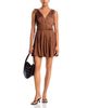 Paige Paige Otis Shirred Satin Mini Dress - 2