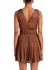 Paige Paige Otis Shirred Satin Mini Dress - 4