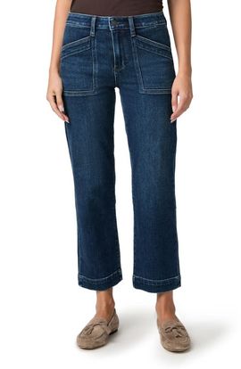 PAIGE PAIGE Quincy High Waist Ankle Straight Leg Jeans