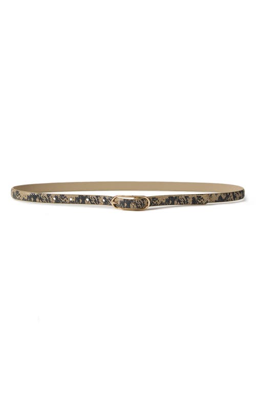 PAIGE PAIGE Quincy Leather Belt