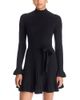 Paige Paige Sandria Ribbed Mini Sweater Dress - 1