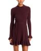 Paige Paige Sandria Ribbed Mock Neck Dress - 1