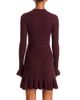 Paige Paige Sandria Ribbed Mock Neck Dress - 4