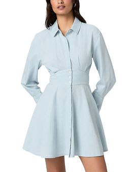 Paige Paige Sandrine Structured Waist Dress