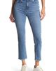 PAIGE PAIGE Sarah Ripped High Waist Slim Straight Leg Jeans - 1