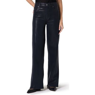 PAIGE PAIGE Sasha Coated High Waist Wide Leg Jeans